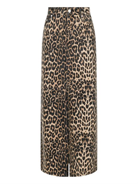 NEO NOIR Frankie Leopard Skirt