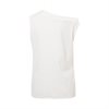 YAYA Asymmetric Top With Boatneck Off White