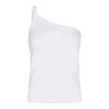 co´couture Sheera One Shoulder Top White