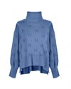 HÉST NELLIE COLLEGE SWEATER WASHED BLUE